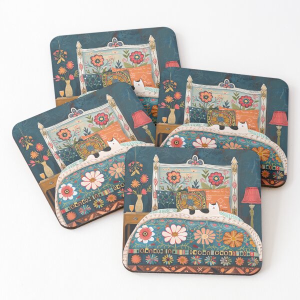 Item preview, Contemporary Folk Art Of Bedroom designed and sold by wildpiksel.