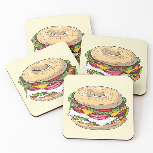 Item preview, Breakfast Bagel Sandwich designed and sold by sakurashorty.