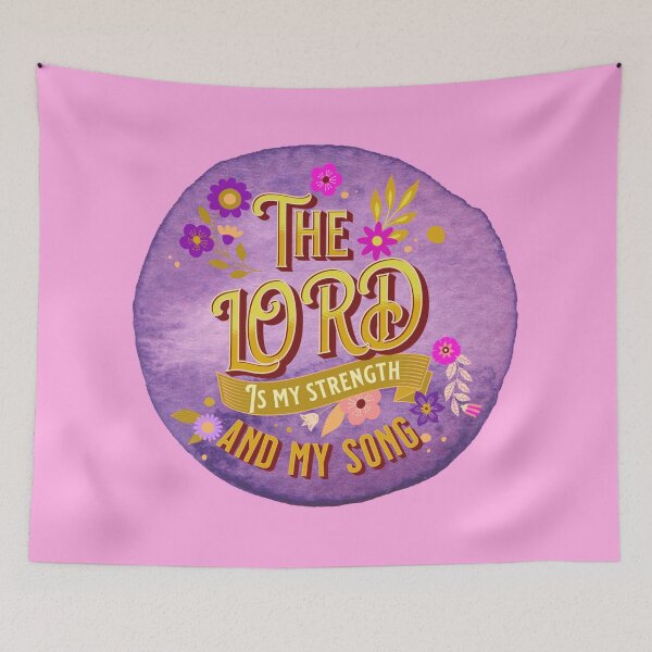 Item preview, The LORD is my strength and my Song designed and sold by YeshuaCreations.