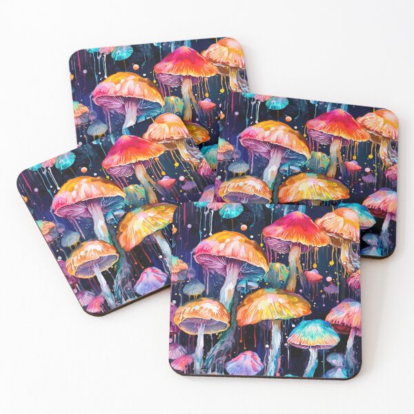 Item preview, mushroom watercolor art painting designed and sold by artsake4.