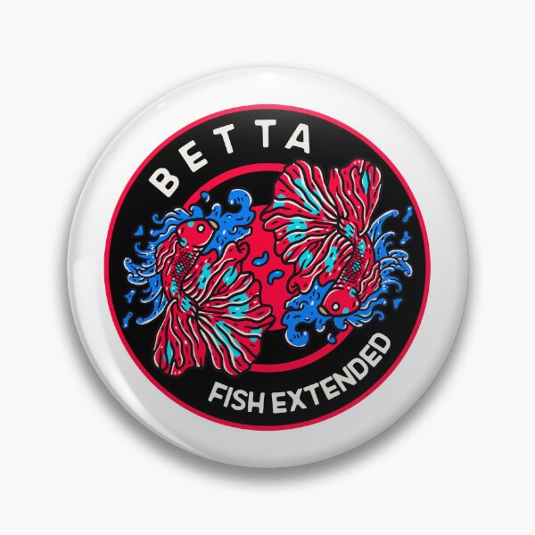 Item preview, Beta fish twins Stickers designed and sold by mndesignworx.