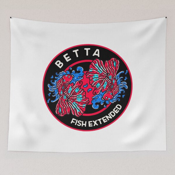 Item preview, Beta fish twins Stickers designed and sold by mndesignworx.