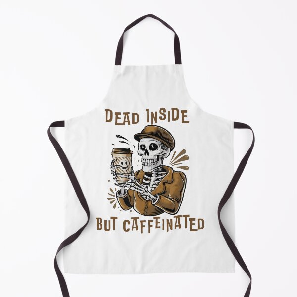 Item preview, Dead Inside. But Caffeinated designed and sold by Angry Swan Designs.