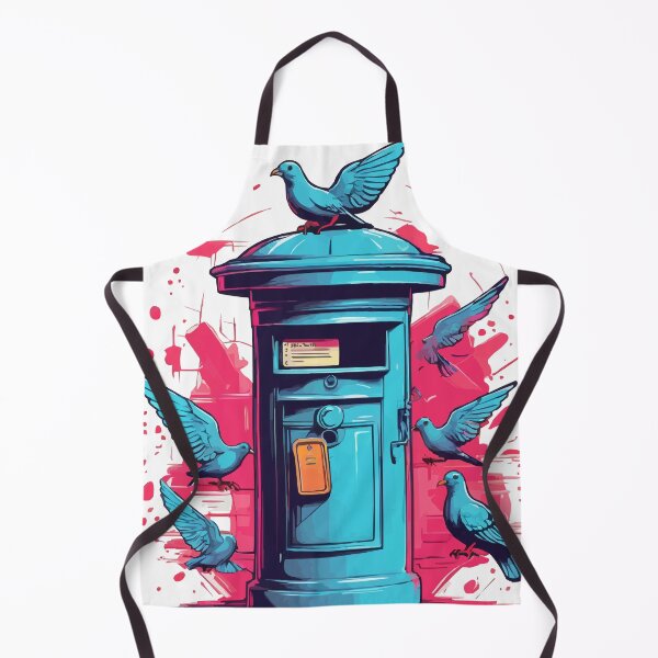 Item preview, post box and pigeons designed and sold by misbahsiro.