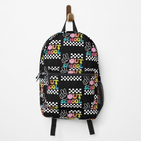 Item preview, Peace Out School, Last Day of School, End of School, Retro Wavy Text, Dots Doodle designed and sold by VerdePlantTees.