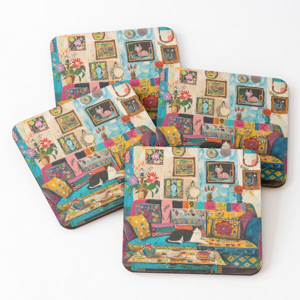 Item preview, Contemporary Folk Art Of Living Room designed and sold by wildpiksel.