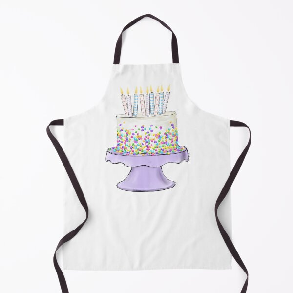 Item preview, Festive Birthday Cake on Purple Stand Happy Birthday Party designed and sold by CreativeBu.