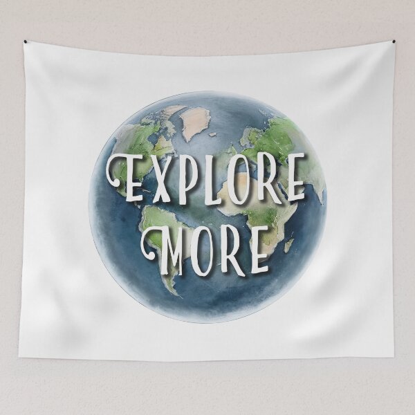 Item preview, Explore More designed and sold by Angry Swan Designs.