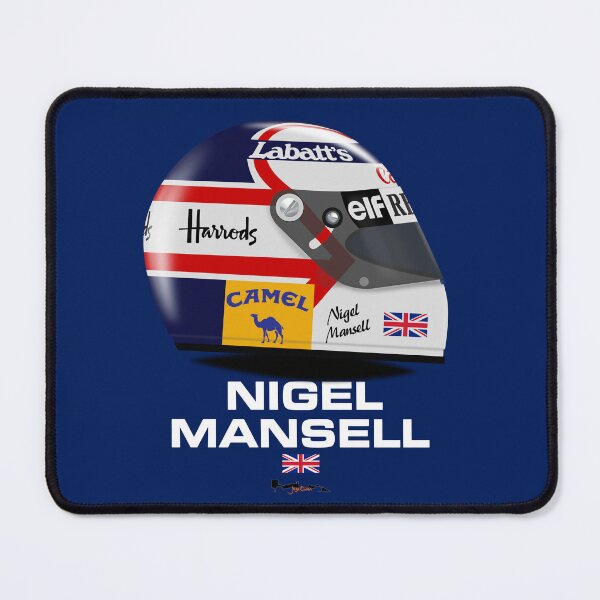 Item preview, Nigel Mansell - 1992 Williams Renault helmet designed and sold by JageOwen.