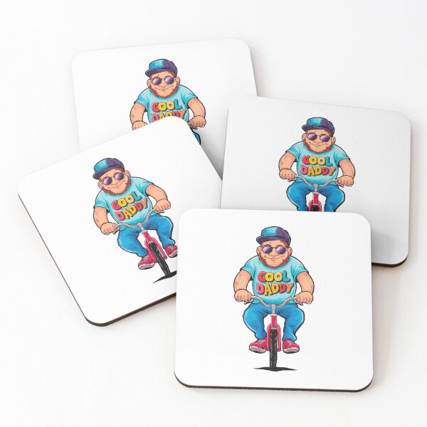 Item preview, Cool DADDY on bicycle - Father's Day designed and sold by mergmart.