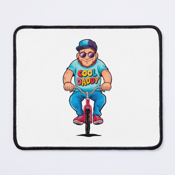 Item preview, Cool DADDY on bicycle - Father's Day designed and sold by mergmart.