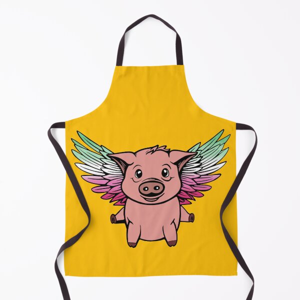 Item preview, Cute Abrosexual Flying Pig with Pride Flag Wings , Kawaii Abrosexual Flying Pig Design designed and sold by Travelslightly.