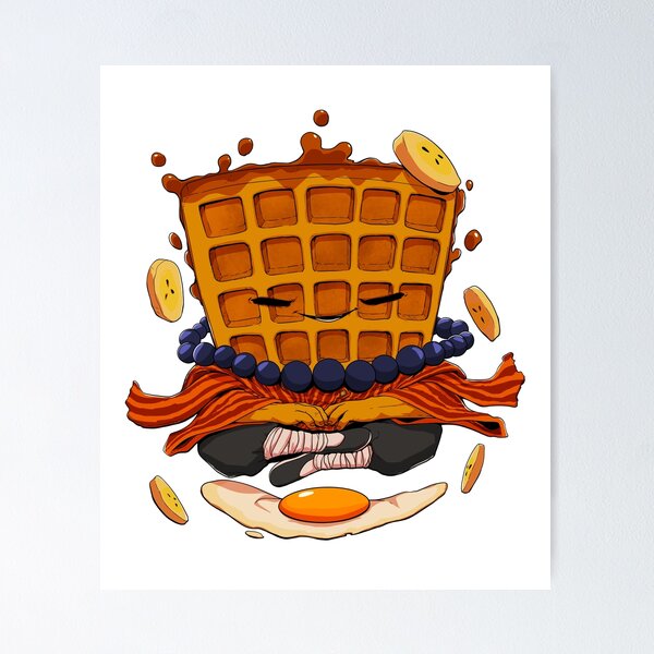 Item preview, Enlightened Waffle Master designed and sold by BreakfastKnight.