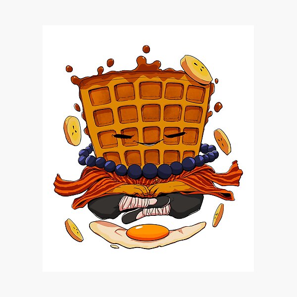 Item preview, Enlightened Waffle Master designed and sold by BreakfastKnight.