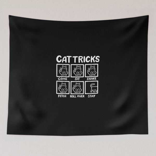 Aperçu de l'œuvre Cat Tricks- Funny for cats lover- Cute cat créée et vendue par StickChic.