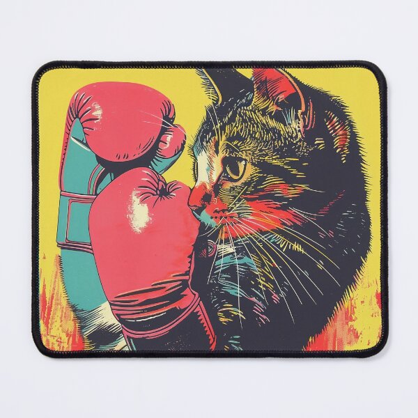 Item preview, Cat Boxing, Champion Boxer cat designed and sold by CreativeArts-S.
