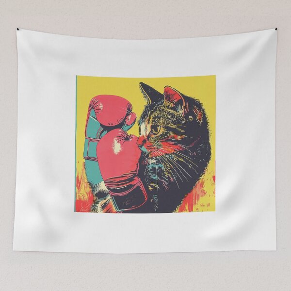 Item preview, Cat Boxing, Champion Boxer cat designed and sold by CreativeArts-S.
