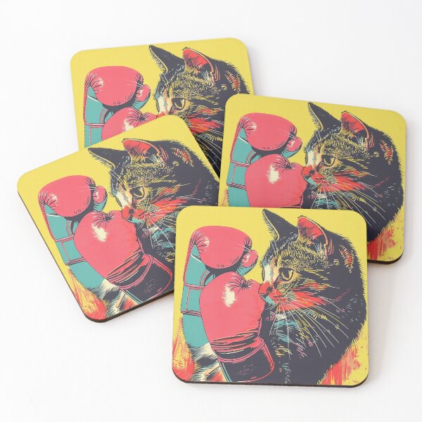Item preview, Cat Boxing, Champion Boxer cat designed and sold by CreativeArts-S.