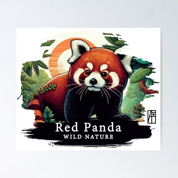 Item preview, Red Panda - WILD NATURE - RED PANDA -12 designed and sold by ArtProjectShop.