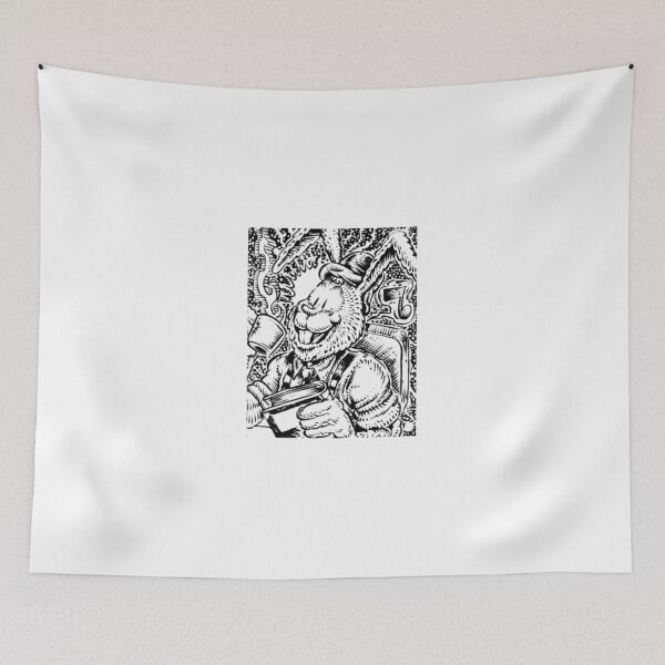 Item preview, Bunny loves coffe and a good book designed and sold by dpachers.