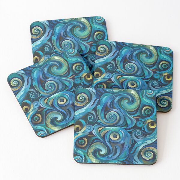 Item preview, New Zealand Māori Paua Pattern Koru Design 2 designed and sold by GrinGalore.