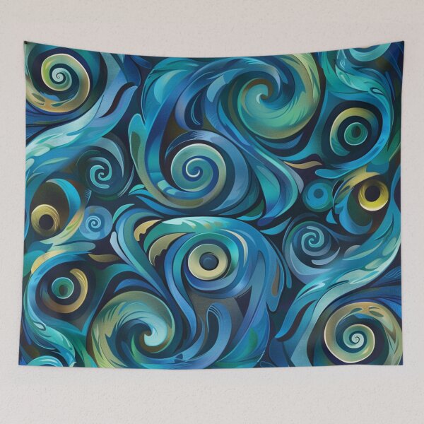 Item preview, New Zealand Māori Paua Pattern Koru Design 2 designed and sold by GrinGalore.