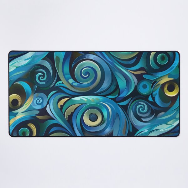 Item preview, New Zealand Māori Paua Pattern Koru Design 2 designed and sold by GrinGalore.