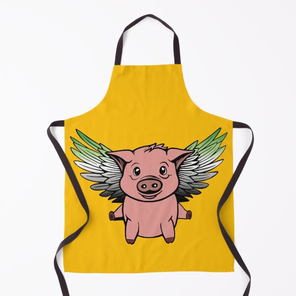 Item preview, Cute Aromantic Flying Pig with Pride Flag Wings , Kawaii Aromantic Flying Pig Design designed and sold by Travelslightly.