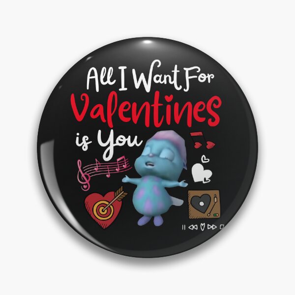 Artikelvorschau, Lustiges Bibble-Meme in Valentinstagsstimmung Valentinstagspaar singt verliebt entworfen und verkauft von FociCreate.