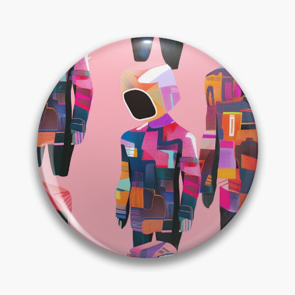 Item preview, pattern futuristic characters computer monitor designed and sold by jobreath.