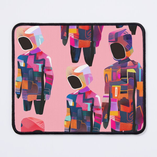 Item preview, pattern futuristic characters computer monitor designed and sold by jobreath.