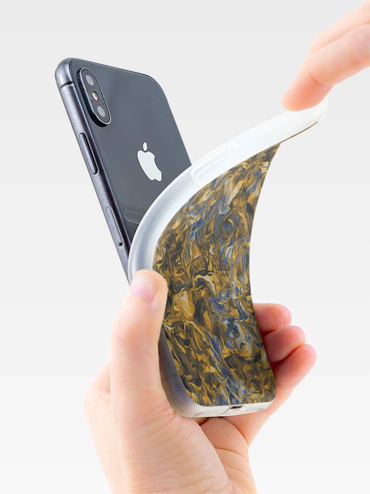 Aperçu 4 sur 5. Coque iPhone avec l'œuvre Skylines 35 créée et vendue par oduchossoir.