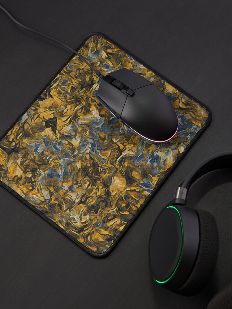 Aperçu 4 sur 5. Tapis de souris avec l'œuvre Skylines 35 créée et vendue par oduchossoir.