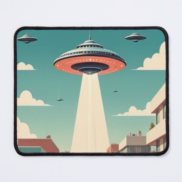 Item preview, Retro Future Abduction - Vintage UFO  designed and sold by eXtraHumans.