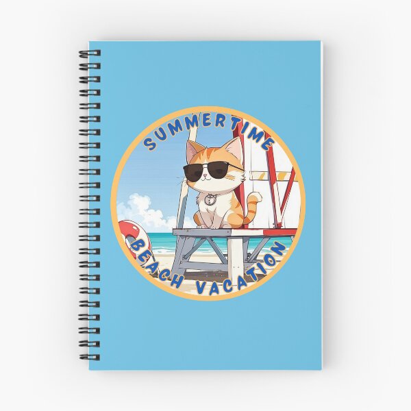 Item preview, Cute Cat on a Summertime Beach Vacation designed and sold by Jim Stephens.