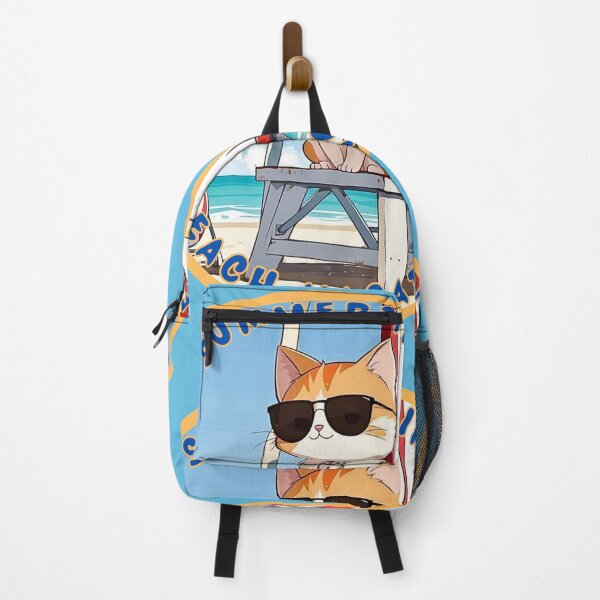 Item preview, Cute Cat on a Summertime Beach Vacation designed and sold by Jim Stephens.