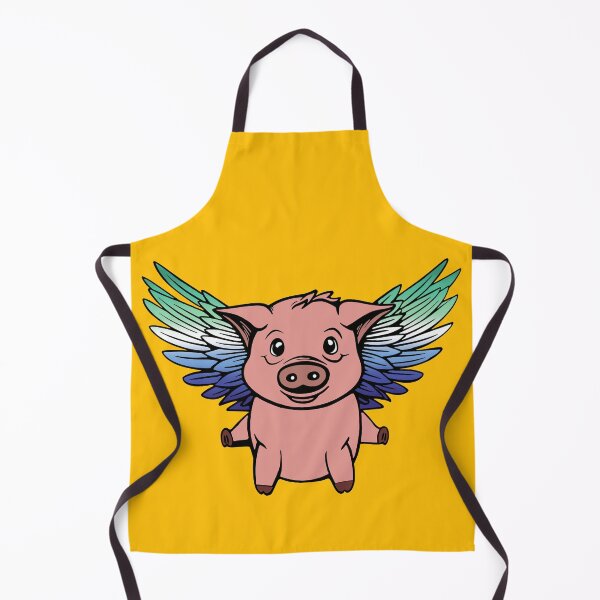 Item preview, Cute Gay MLM Flying Pig with Pride Flag Wings, Kawaii MLM Flying Pig Design designed and sold by Travelslightly.