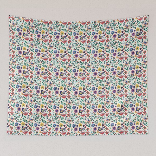 Item preview, Seamless Contemporary Folk Art designed and sold by wildpiksel.