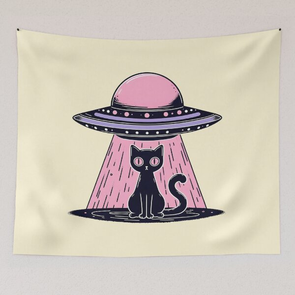 Item preview, Ufo cat designed and sold by Anna Halasek.