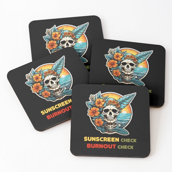 Item preview, Workaholic Person on a Beach - Sunscreen and Burnout designed and sold by Ridiculam Toga.