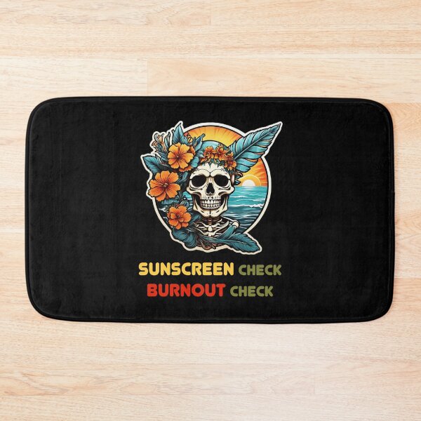 Item preview, Workaholic Person on a Beach - Sunscreen and Burnout designed and sold by Ridiculam Toga.