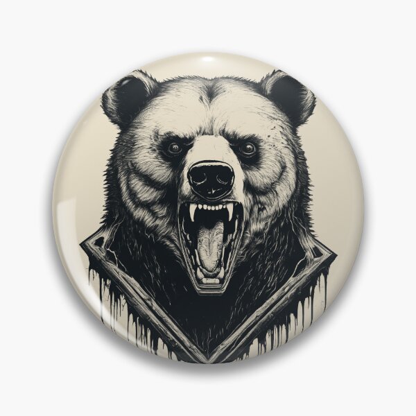 Item preview, Creepy Horror Grizzly Bear designed and sold by DreamCraze.