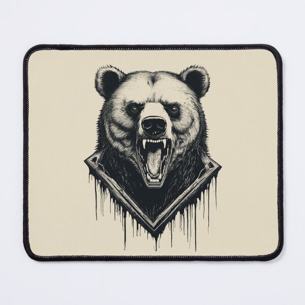 Item preview, Creepy Horror Grizzly Bear designed and sold by DreamCraze.