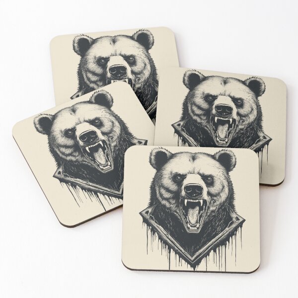Item preview, Creepy Horror Grizzly Bear designed and sold by DreamCraze.
