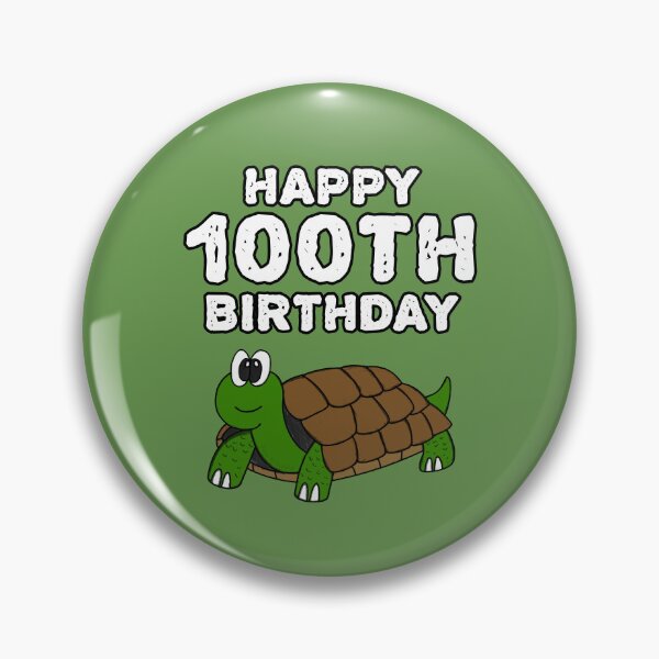 Item preview, Tortoise Happy 100th Birthday Funny designed and sold by doodlerob.
