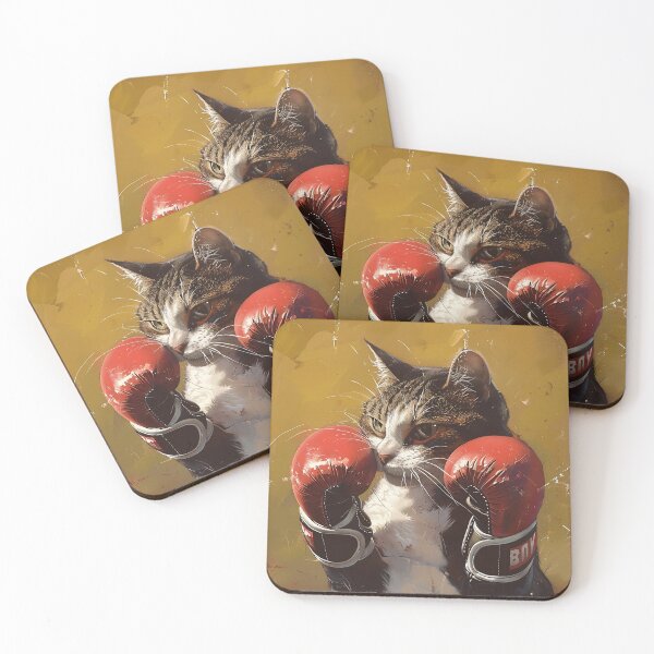 Item preview, Boxer Cat, Boxing Kitten, Kitty Boxer, Sport designed and sold by CreativeArts-S.