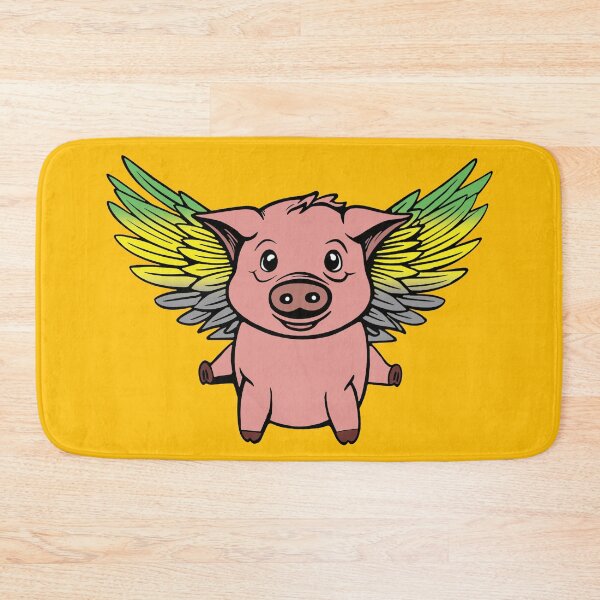 Item preview, Cute Lithromantic Flying Pig with Pride Flag Wings, Kawaii Lithromantic Flying Pig Design designed and sold by Travelslightly.