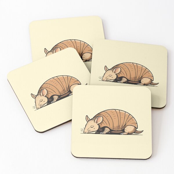 Item preview, Cute Sleeping Armadillo, Nap Master. designed and sold by twisted-dot.