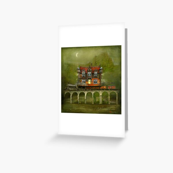 Item preview, 'Railway Station' designed and sold by Matylda Konecka Illustrations.