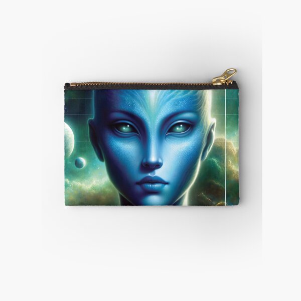 Item preview, One of the Million Worlds - Blue Alien Woman designed and sold by FriskyLemur.